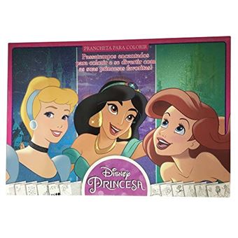Disney Princesas - Prancheta para Colorir - 1