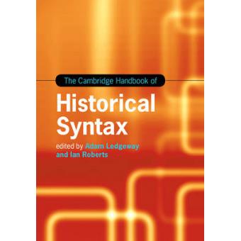 The Cambridge Handbook of Historical Syntax - 1