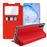 Capa de Proteção Avizar para Galaxy Note 10 Folio | Janela | Suporte Vídeo - Vermelho_1