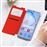 Capa de Proteção Avizar para Galaxy Note 10 Folio | Janela | Suporte Vídeo - Vermelho_3
