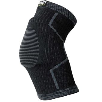 Cotoveleira Elastica SELECT com Protecção | 2 Unidades | Adulto | Preto - 1