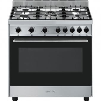 Fogão Smeg B901GMXI9 | 89.8 cm | 5 Zonas | A | Aço inoxidável - 1