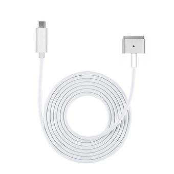 Cabo Adaptador Tipo-C Macho Goeik para Magsafe 2 Tipo-T | 1m - Branco - 1