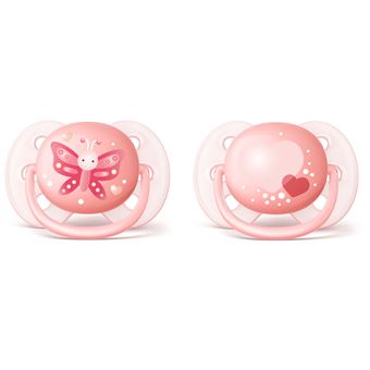 Chupeta para bebé Philips AVENT Ultra macia e flexível, 0-6m, chupeta ultra soft