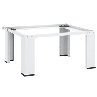 Base para Máquina de Lavar vidaXL Branco - 1