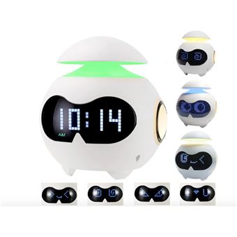 Candeeiro/Despertador com Coluna Emoções OnLike | Branco - 1