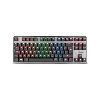 Teclado Gaming com Fios Krom Kernel TKL | Preto - 1