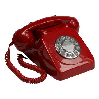 Telefone Analógico GPO Retro 746 | Vermelho - 1