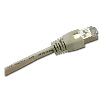 Cabo de Rede Sharkoon CAT.6 Network Cable RJ45 grey 0.5 m | Cinzento - 1