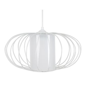 Candeeiro Suspensão Tosel OITA 15585 Branco - 1
