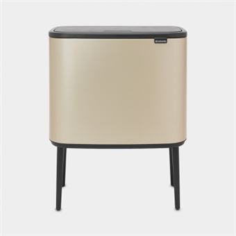 Balde do Lixo Brabantia Bo Touch Bin 304583 | 36L - Champanhe - 1