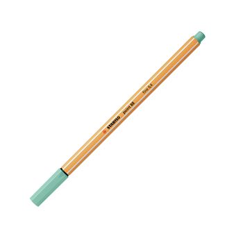 Caneta Fineliner STABILO point 88 | Azul menta, Laranja - 1