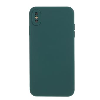 Capa Magunivers Silicone Pele Fosca Flexível Verde Escuro para Apple iPhone Xs/X 5.8 Inch - 1
