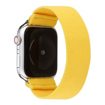 Bracelete de Nylon HSMY Elástico para Apple Watch Series 6/ SE/ 5/ 4 | 40 mm - Amarelo - 1