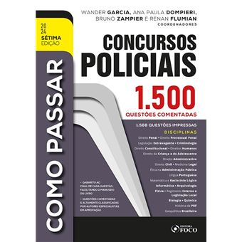 Concursos Policiais - 1.500 Questões Comentadas - 1