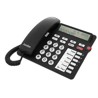 Telefone Tiptel 1081000 | Preto - 1