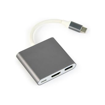 Adaptador Gráfico Usb Gembird A-CM-HDMIF-02-SG | Cinzento - 1