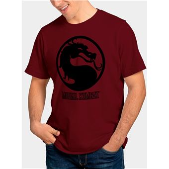 T-shirt Sun City Mortal Kombat | Adulto | XL - Vermelho Escuro - 1