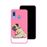 Capa Hapdey para Samsung Galaxy A40 2019 Design Pug Bebé a Posar 3 em Silicone Flexível e TPU Cor-de-Rosa_2