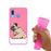 Capa Hapdey para Samsung Galaxy A40 2019 Design Pug Bebé a Posar 3 em Silicone Flexível e TPU Cor-de-Rosa_3