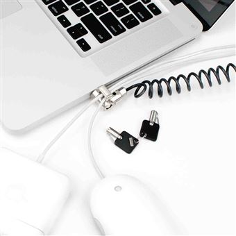 Maclocks Coiled Cable Lock cadeado antirroubo Preto, Cromo, Inox - 1