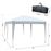 Tenda Gazebo Outsunny para Jardim | Branco - Tela de poliéster e Tubos de Aço - 6x3m - 18m2_2