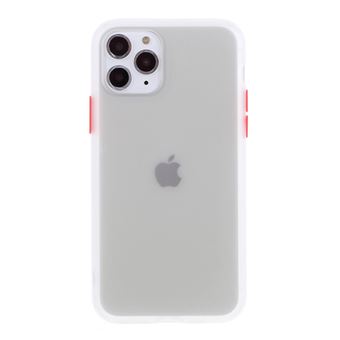 Capa e TPU Híbrido Magunivers Anti-Queda de Pele Fosca Branco para Apple iPhone 11 Pro Max 6.5 Inch - 1