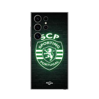 Capa Maniacase para Samsung Galaxy S25 Ultra | Scp Sporting Portugal Fundo Preto Luminoso - 1