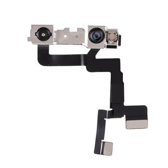 Câmara Frontal Clappio para iPhone 11 | Faixa de Ligação | Preto - 1