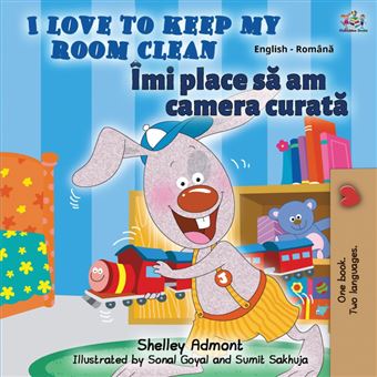 I Love To Keep My Room Clean (English Romanian Bilingual Book) - 1