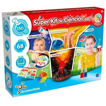 Super Kit de Ciências 6 em 1 Science4you - 1