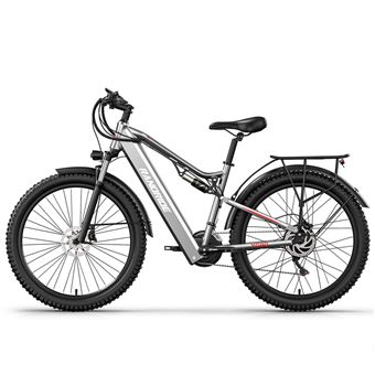 Bicicleta Elétrica RANDRIDE YG90 | 500W | 48V17Ah | 27,5'' | Cinza - 1