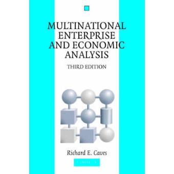 Multinational Enterprise and Economic Analysis - Paperback - 2007 - 1