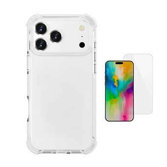Kit Capa Super Proteção + Película de Vidro Temperado GIFT4ME para Apple iPhone 17 Pro | Transparente - 1