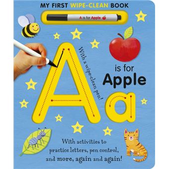 A is for Apple Wipe-Clean My First Wipe-Clean Book - 1