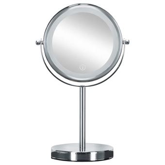 Kleine Wolke 5887124886 espelho de maquilhagem Independente Redondo Prateado - 1