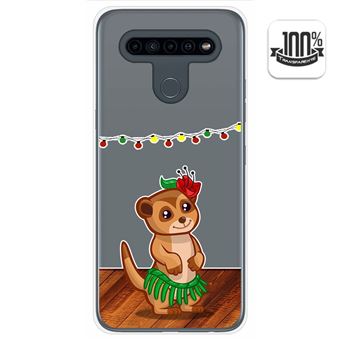 Capa Tumundosmartphone de Gel Transparente para LG K41s / LG K51s desenhos de design Meerkat - 1