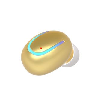 Auricular Mini Bluetooth Magunivers QCY sem Fios HD Bass Dourado