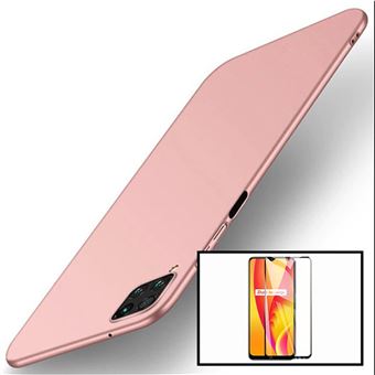 Kit Phonecare | Película de Vidro 5D Full Cover + Capa SlimShield para Samsung Galaxy A12 - Rosa - 1