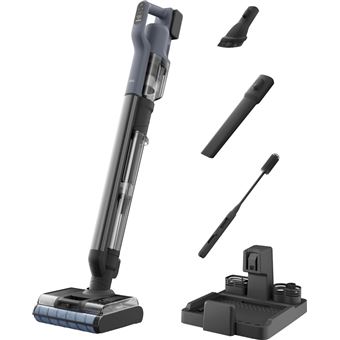 Aspirador Vertical sem Saco AEG Aspirador vertical sem cabo AW82U1DB 35 min de autonomia de cor Azul Claro Denim | 81 dB | Cinzento, Aço inoxidável - 1