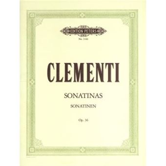 Partitions classique EDITION PETERS CLEMENTI MUZIO - SONATINAS OP.36 - PIANO Piano - 1