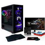 Desktop Gaming Fierce PC GOBBLER RGB Bundle | AMD Ryzen 3 2300X | 240GB SSD | 2TB HDD | 16GB | GeForce GTX 1660 6GB | c/OS | Teclado PT | Rato | Monitor 24'' | Colunas 2.1 | 820947
