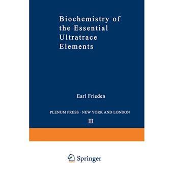 Biochemistry of the Essential Ultratrace Elements - Paperback - 2012 - 1