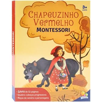 Montessori Clássicos Livro - Jogo: Chapeuzinho Vermelho - 1