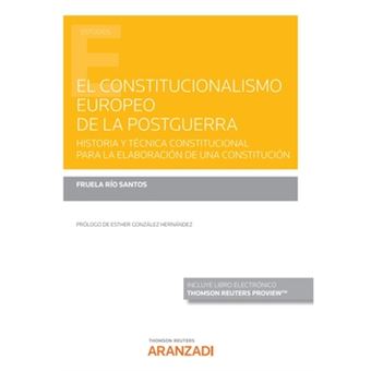 El Constitucionalismo Europeo De La Postguerra (Papel + E-Book) - 1