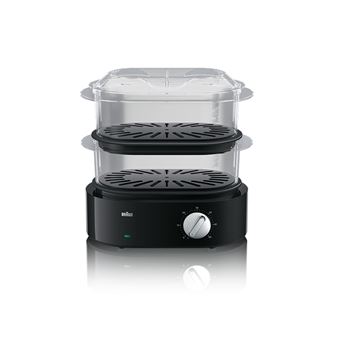 Máquina de Cozinha a Vapor Braun FS 5100 | Preto - 1