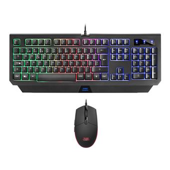 Teclado Gaming com Fios + Rato Mars Gaming MCP100PT | Idioma: Português | Preto - 1