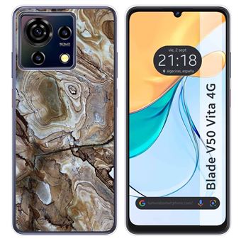 Capa de silicone TUMUNDOSMARTPHONE para Zte Blade V50 Vita 4G | desenhos Marble 14 - 1