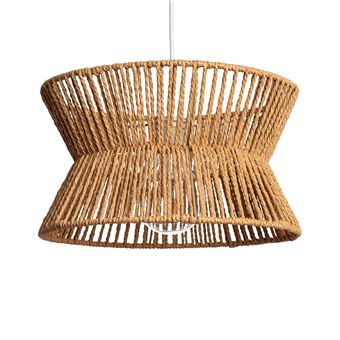Candeeiro suspenso sweeek | imitação de rattan | 35cm | Natural - 1