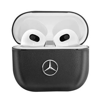Capa Mercedes Benz para AirPods 3 Pele Prova de Choque | Preto - 1